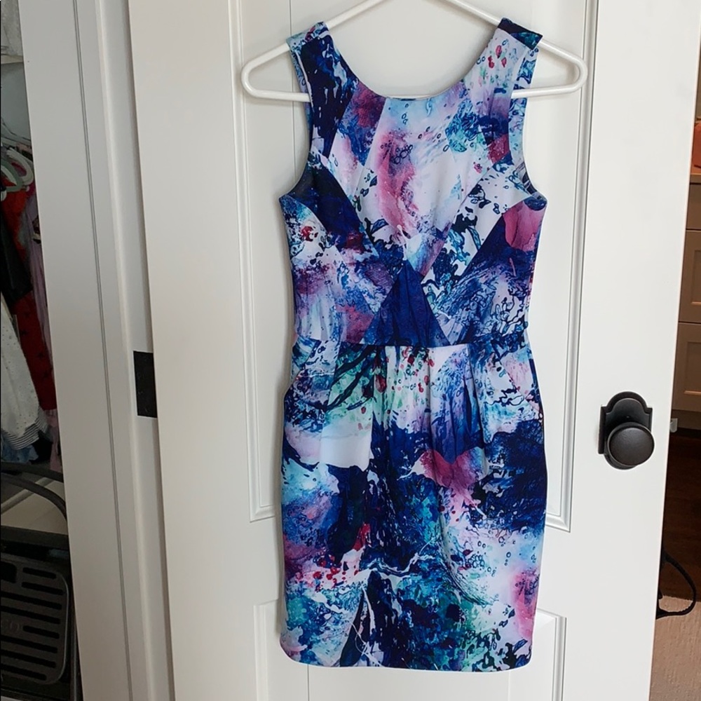 Amanda Uprichard watercolor dress!